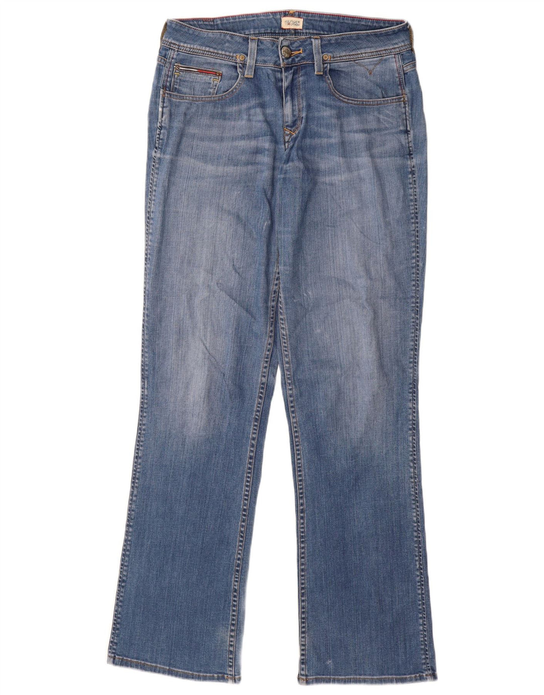 TOMMY HILFIGER Jeans bootcut da donna W31 L34 cotone blu