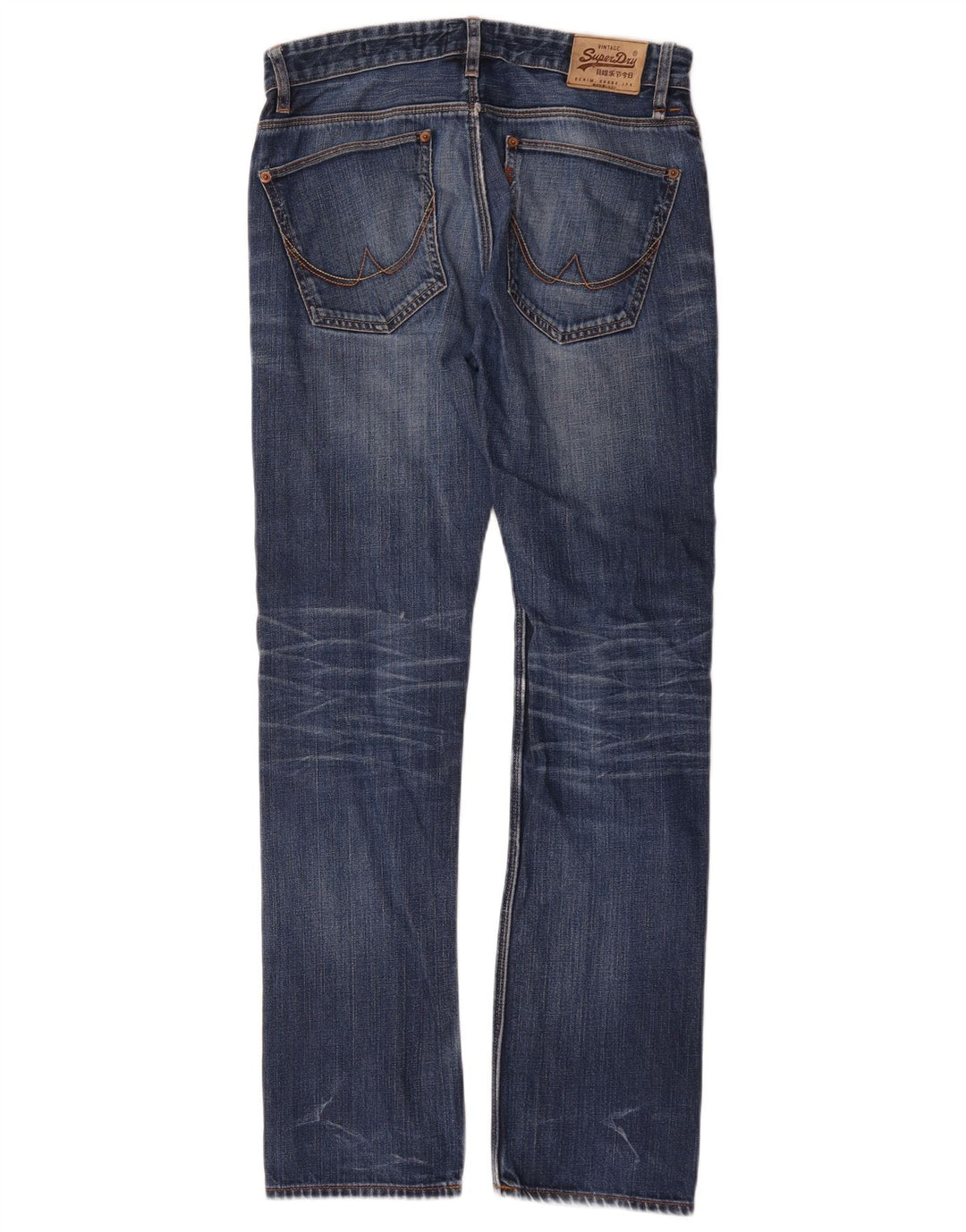 Jeans slim da uomo Superdry W30 L32 cotone blu