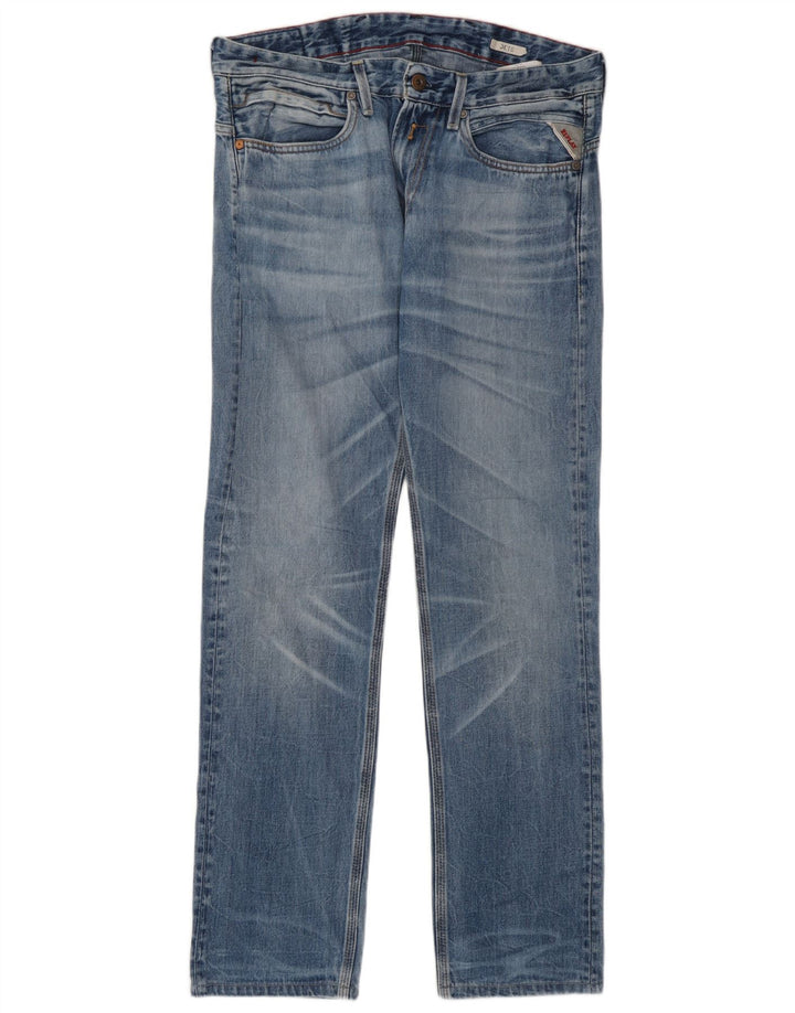 Replay Jeans Jeto Slim da uomo W32 L30 cotone blu