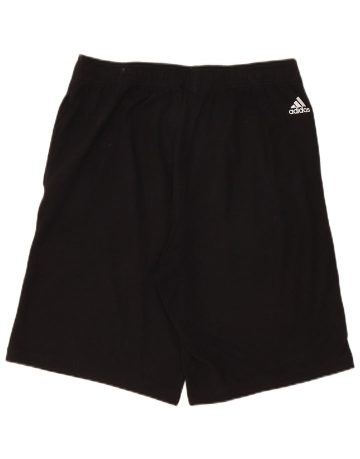 Pantaloncini sportivi Adidas da uomo con grafica media in cotone nero