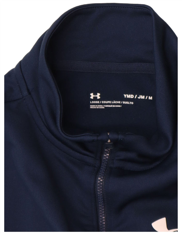 Giacca da tuta da ragazzo Under Armour 9-10 anni medio blu navy