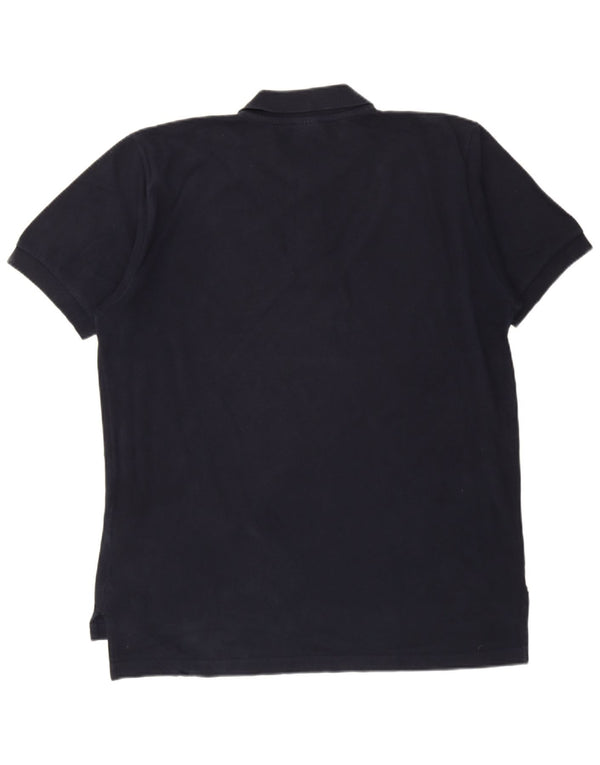 Polo Reebok da uomo grande in cotone blu navy