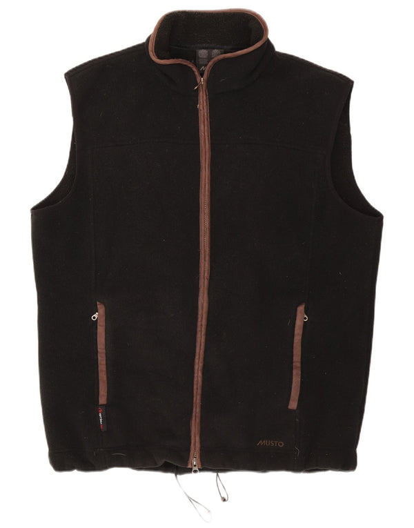 Gilet in pile da uomo MUSTO UK 42 XL Nero