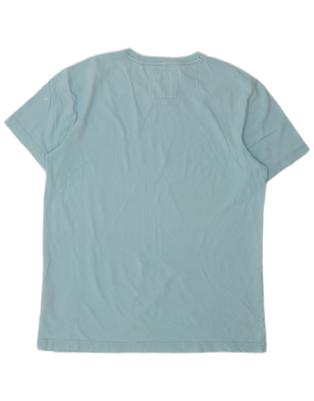 Crew Clothing T-shirt da uomo Top piccola in cotone blu