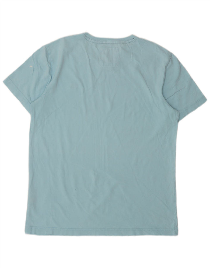 Crew Clothing T-shirt da uomo Top piccola in cotone blu