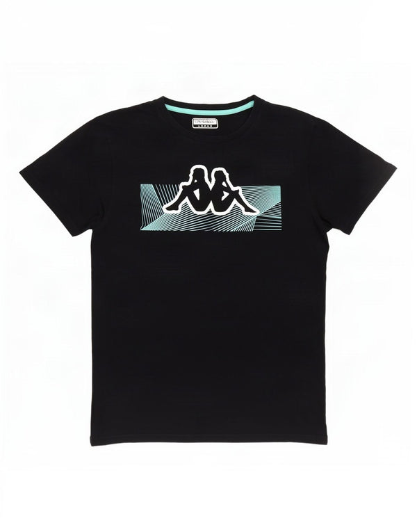 T-shirt grafica da uomo Kappa grande nera