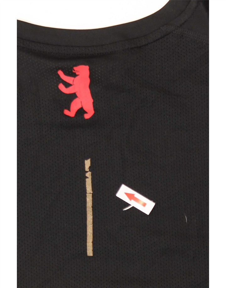 T-shirt grafica da uomo Nike Berlin Top grande in poliestere nero