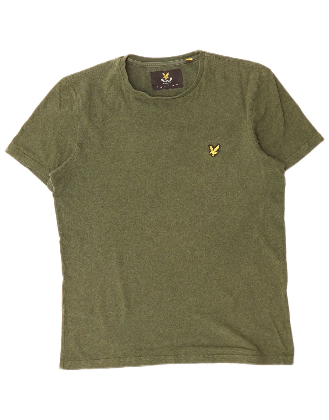 T-shirt da uomo LYLE & SCOTT piccola in cotone kaki