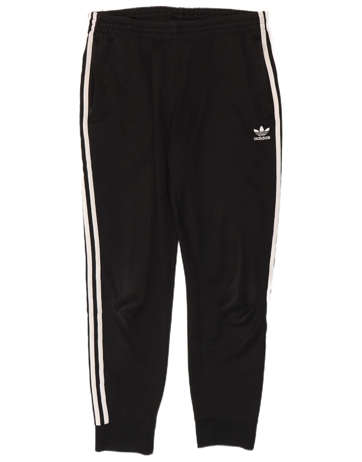 Pantaloni da tuta da uomo Adidas Joggers grandi neri in poliestere