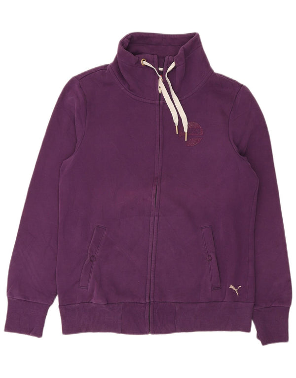 Giacca da tuta da donna Puma UK 14 Large Viola Poliestere