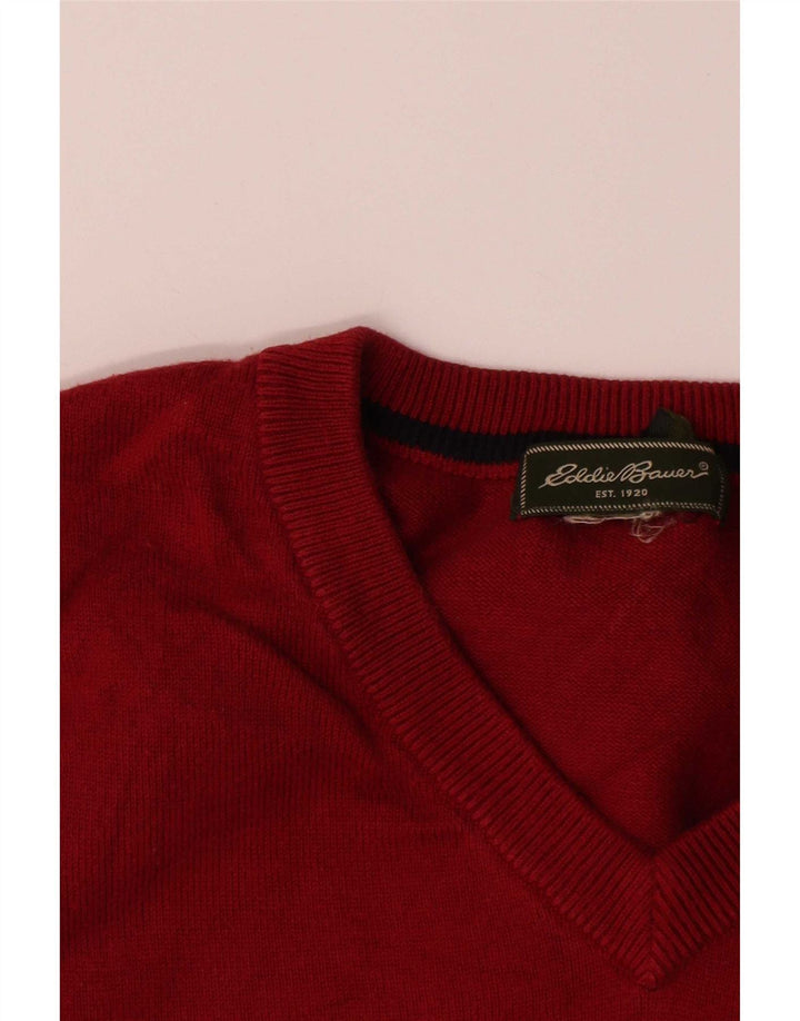 Canottiera da uomo Eddie Bauer in cotone bordeaux medio