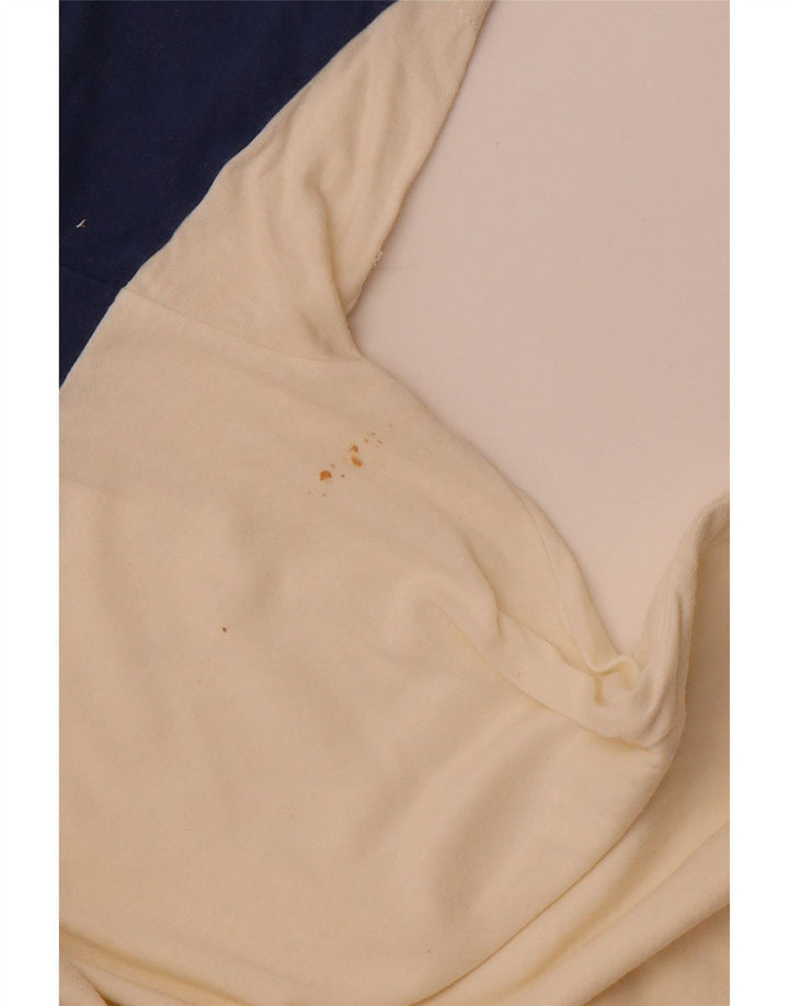 T-shirt grafica da uomo COLMAR Top in cotone color block bianco medio sportivo