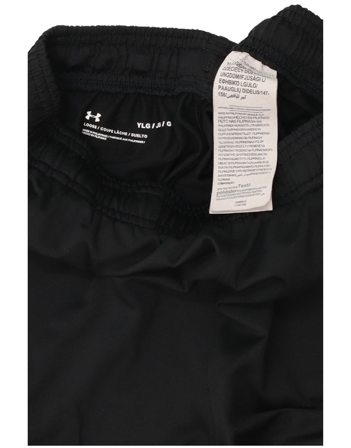 Pantaloni da tuta da ragazzo Under Armour 11-12 anni Large in poliestere nero