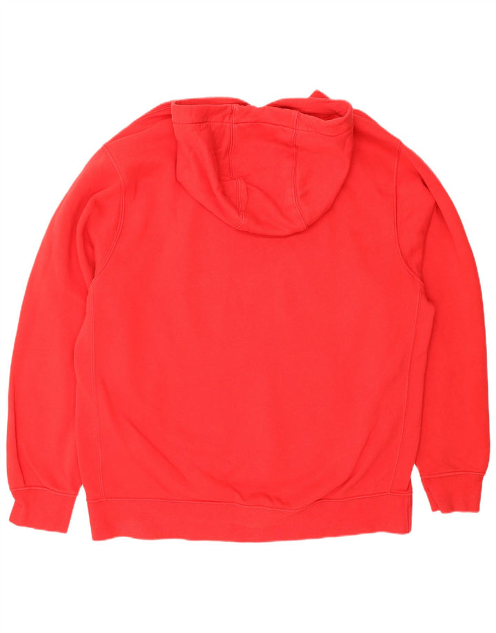 Felpa con cappuccio da uomo Nike XL in cotone rosso