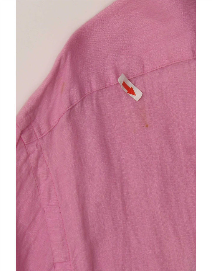 Polo Ralph Lauren Camicia da uomo in lino rosa medio