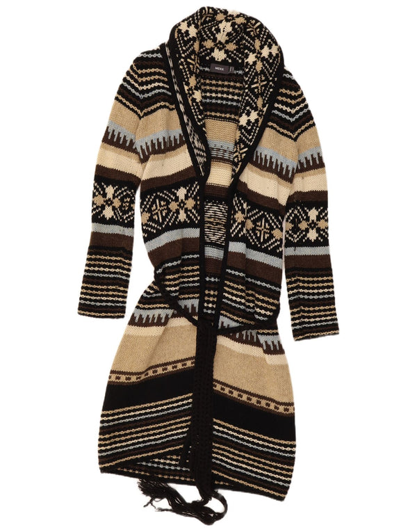 Maglione cardigan lungo da donna Mexx UK 6 XS multicolore a righe