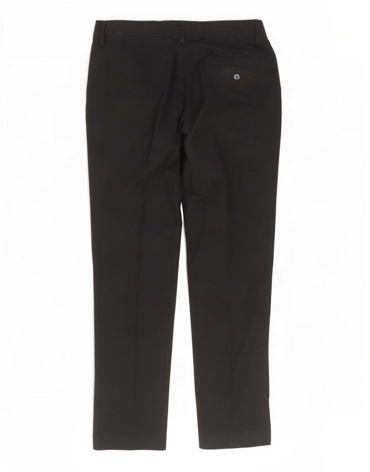 Pantaloni da abito regolari da uomo Marks & Spencer W34 L31 poliestere nero