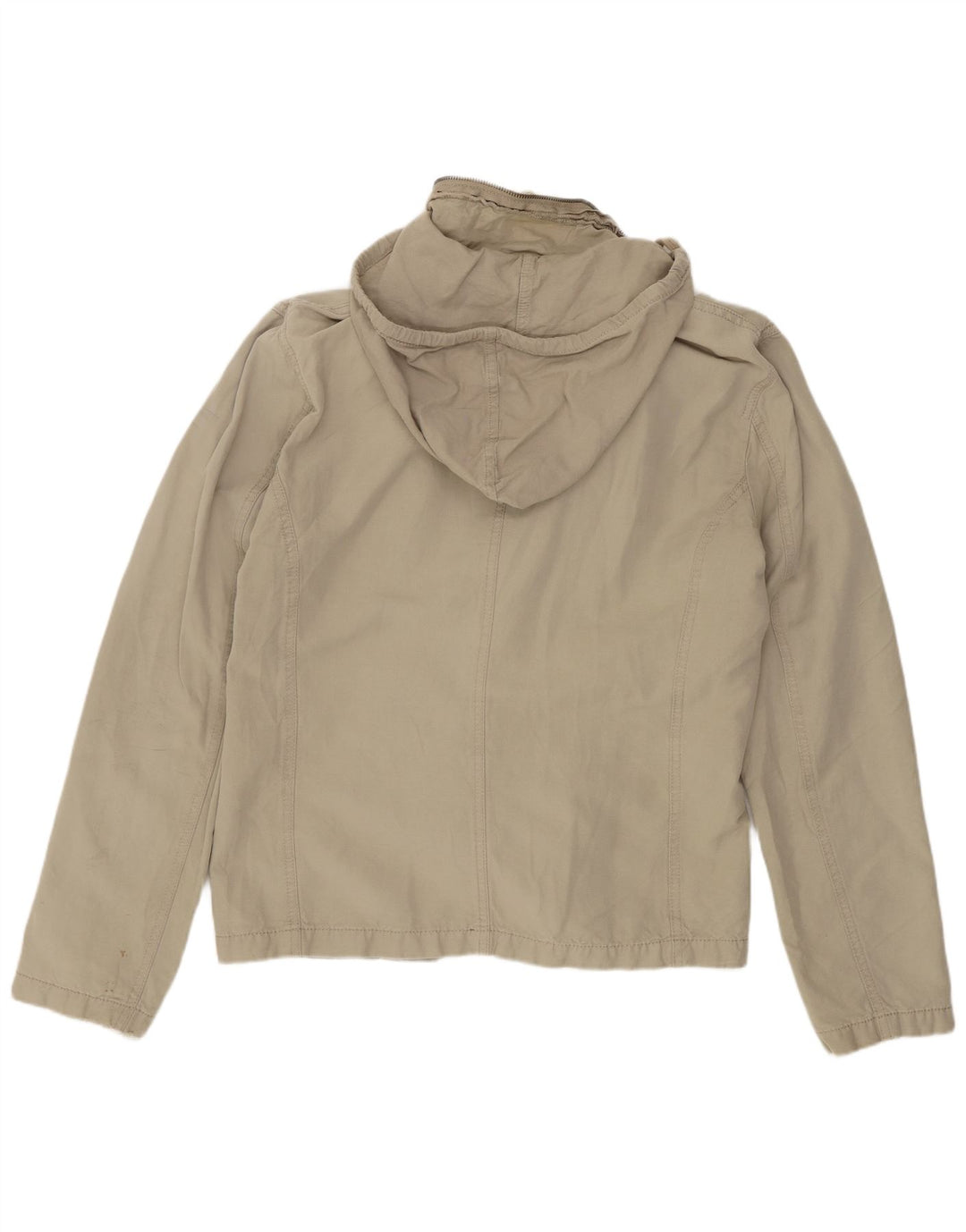 Giubbotto bomber con cappuccio da uomo Armani Jeans EU 50 cotone beige medio