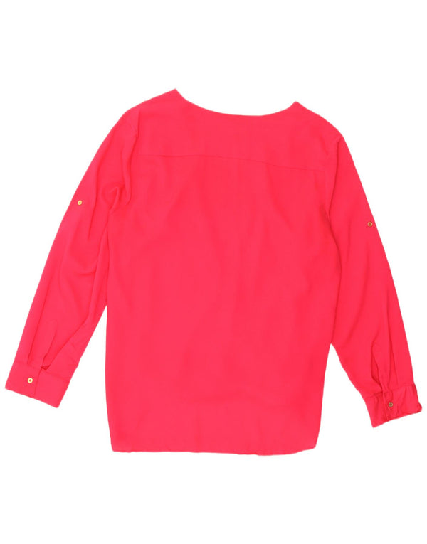 Camicetta a maniche lunghe da donna Calvin Klein Top UK 18 XL poliestere rosa