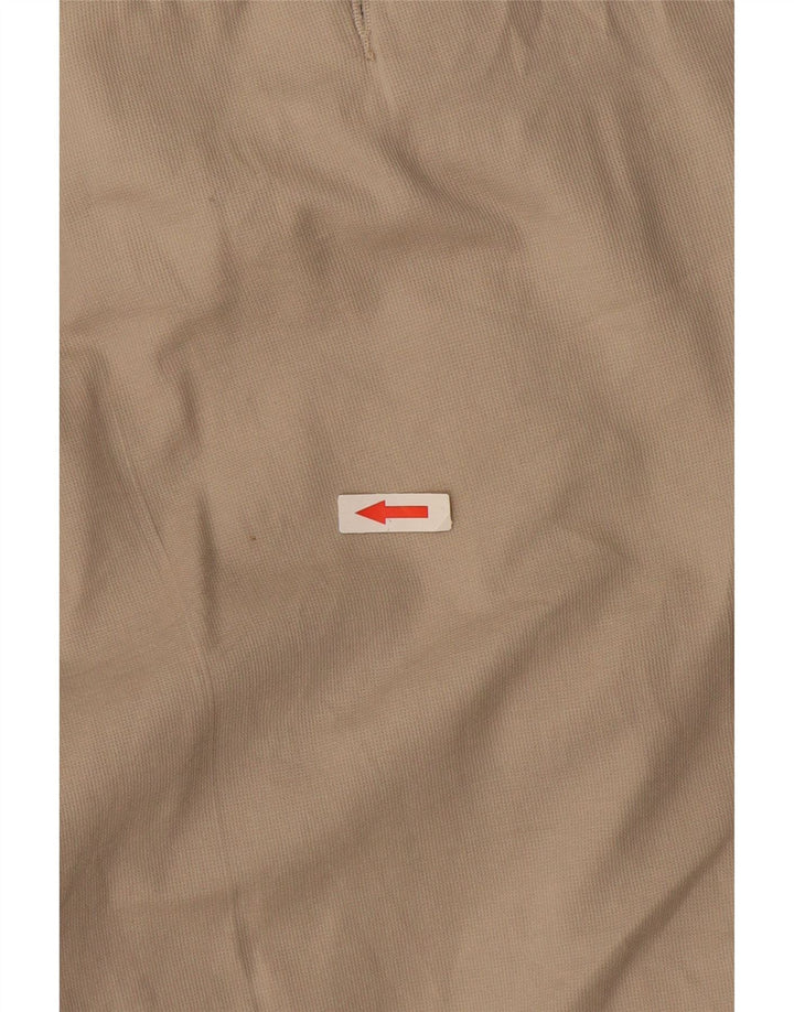 Pantaloni da abito dritti da uomo Marks & Spencer W40 L29 in cotone beige