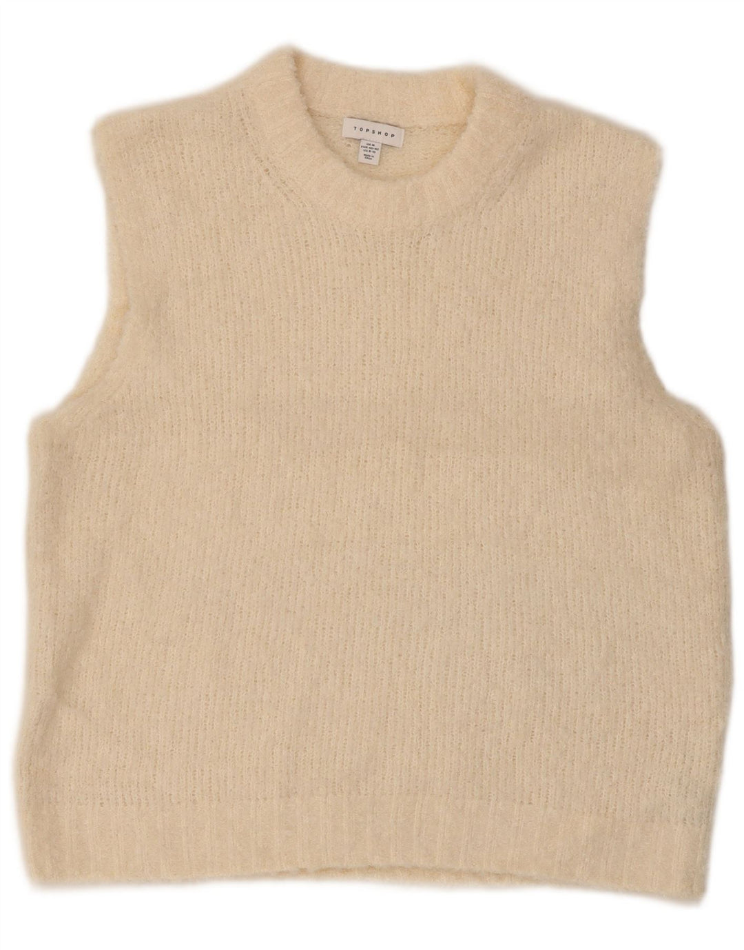 Topshop Canotta da donna Canotta UK 14 Poliestere beige medio