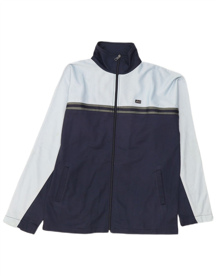 Giacca da ginnastica da uomo Asics, colore blu navy medio