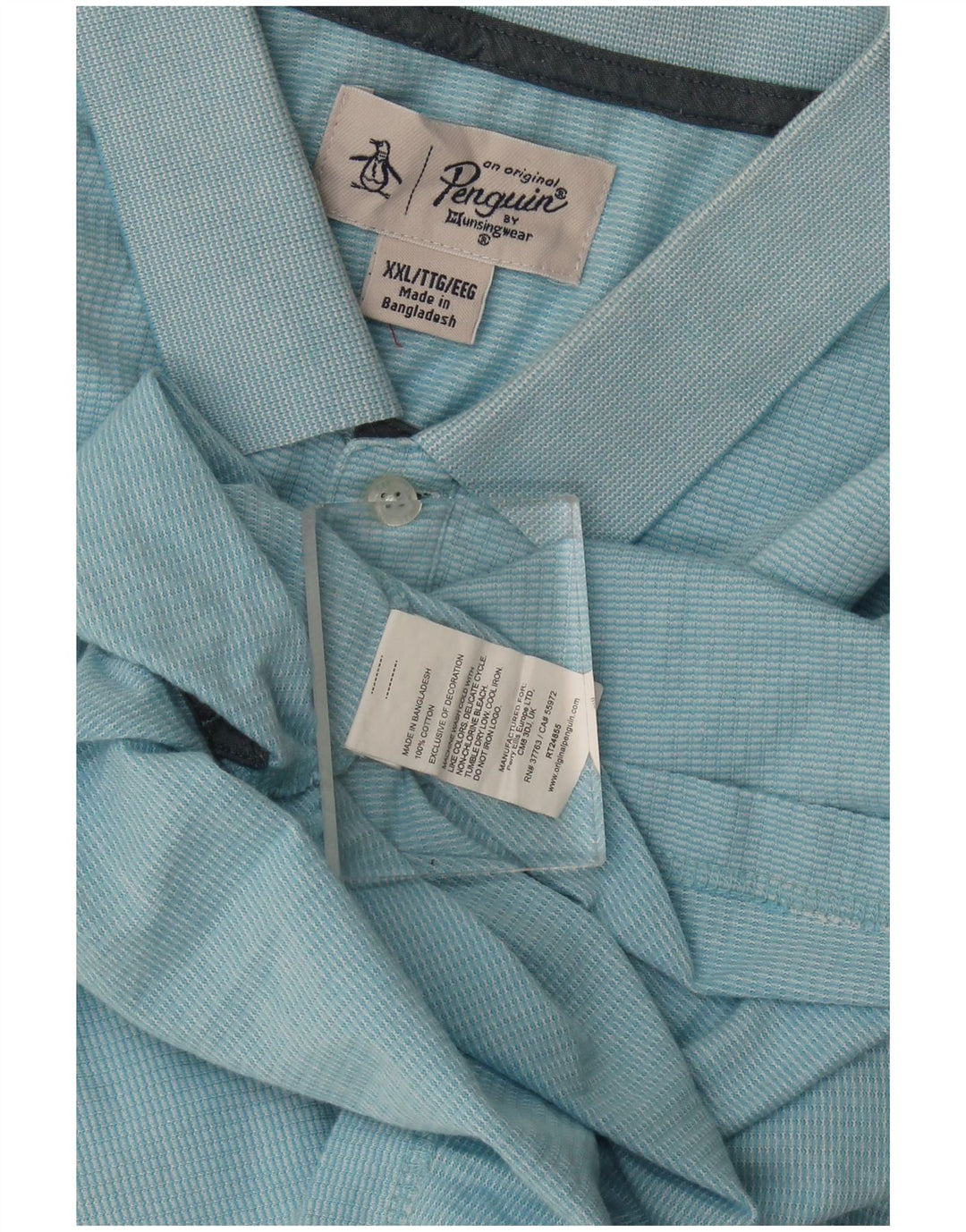 Polo da uomo Penguin 2XL in cotone blu