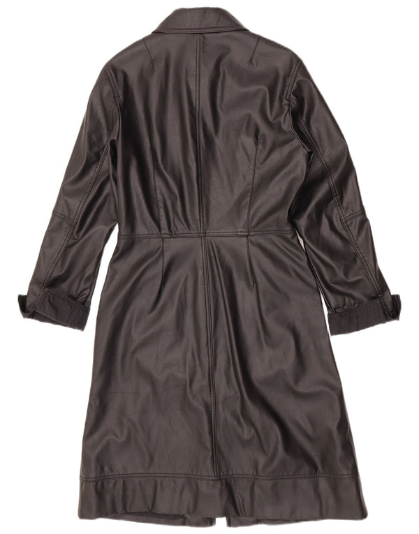 Soprabito da donna in ecopelle Gas UK 12 cotone nero medio