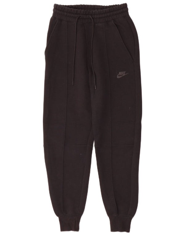 Pantaloni della tuta da donna Nike Joggers UK 6 XS cotone nero