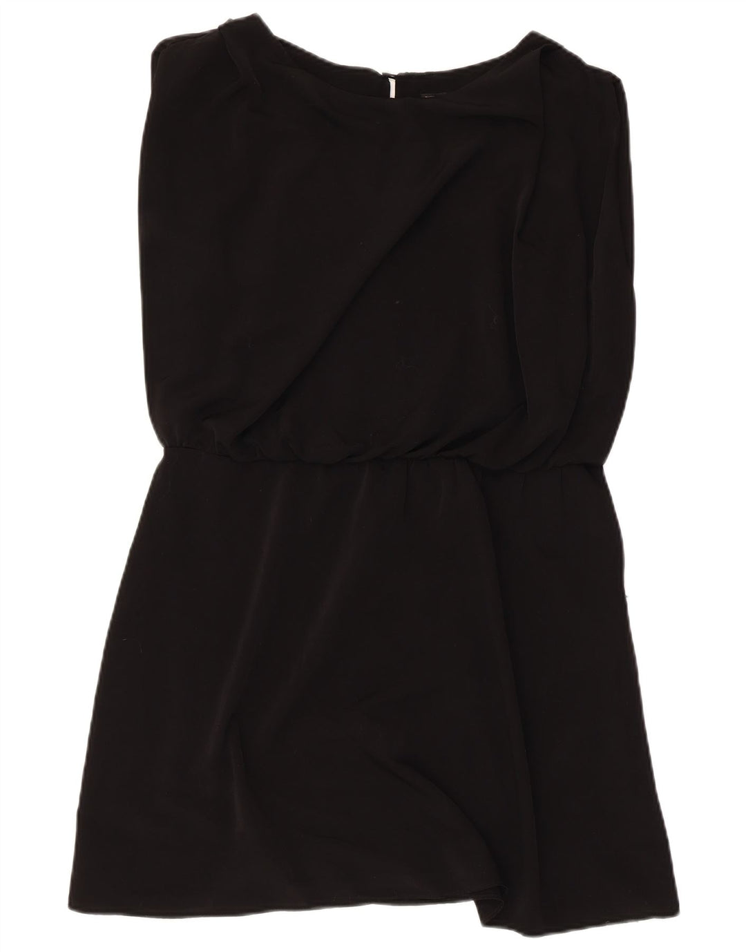 Abito a trapezio senza maniche da donna Zara UK 14 medio nero