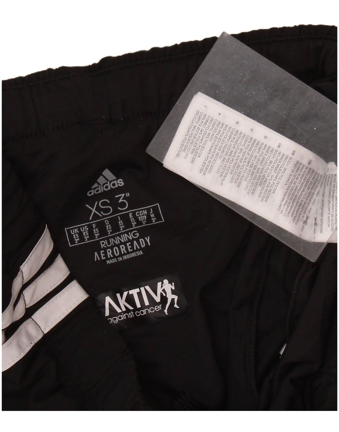 Pantaloncini sportivi ADIDAS Aeroready da donna UK 6 XS poliestere nero