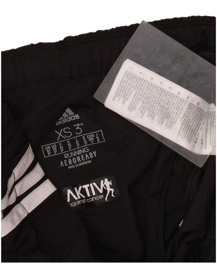 Pantaloncini sportivi ADIDAS Aeroready da donna UK 6 XS poliestere nero