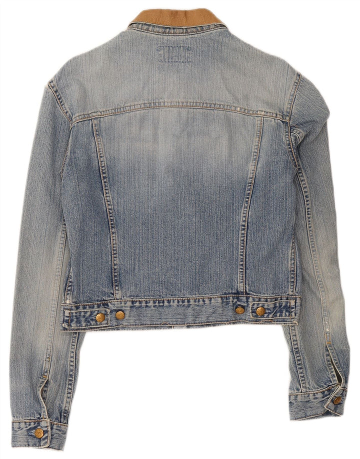 Giacca in denim corto da donna Swish UK 14 blu medio