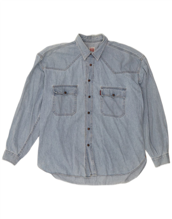 Camicia di jeans da uomo CASUCCI 2XL Blu