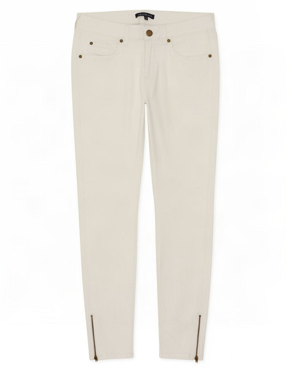 Jeans slim Marks & Spencer da donna in edizione limitata UK 10 piccoli W27 L27 bianchi
