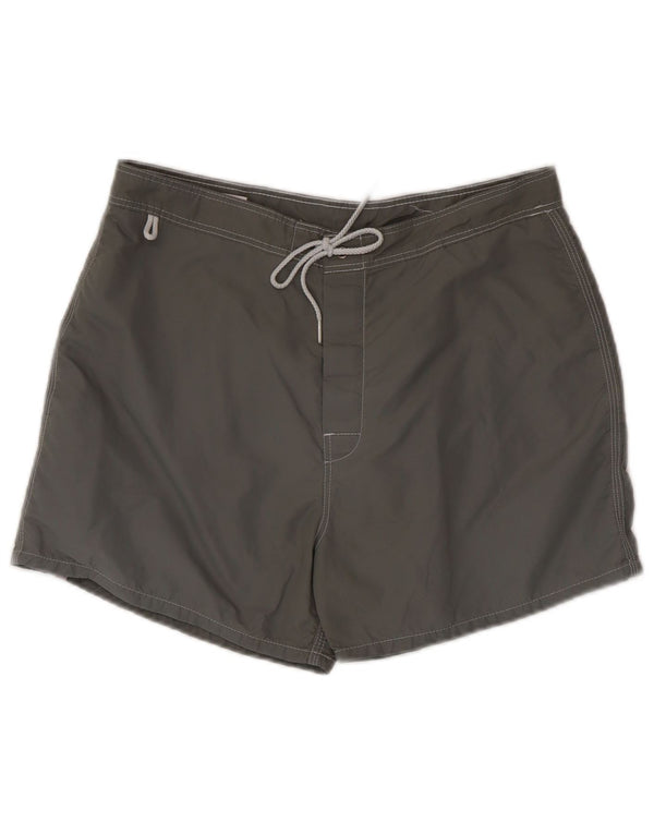 Pantaloncini da bagno da uomo Sundek in nylon grigio medio