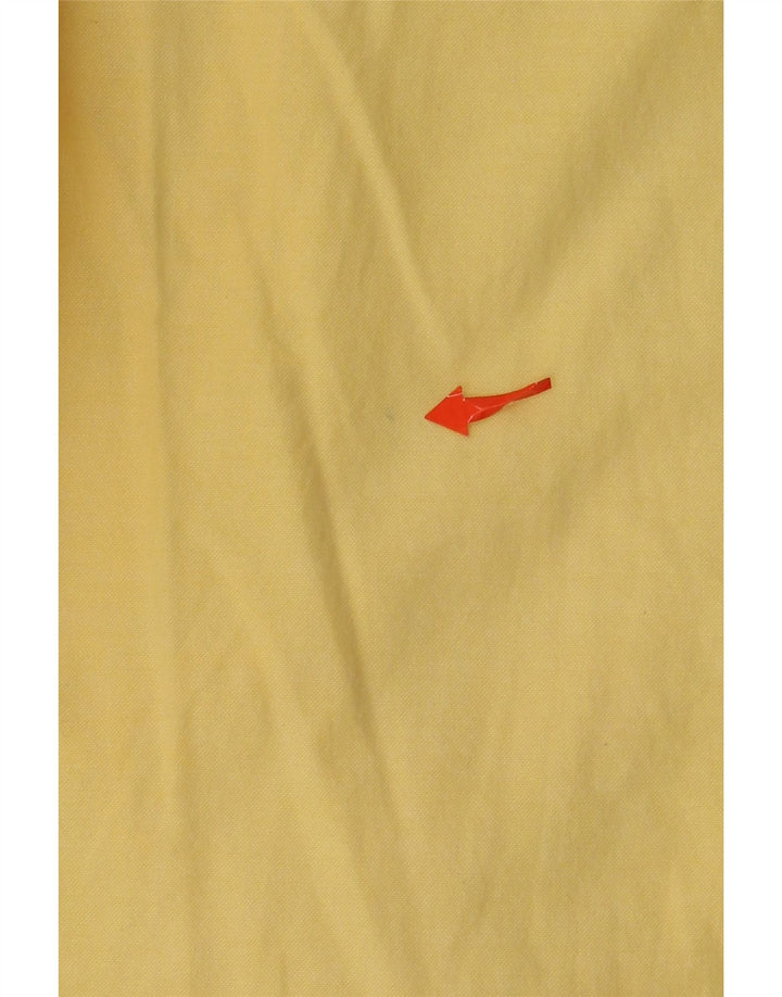 Camicia Hollister da uomo in cotone giallo medio