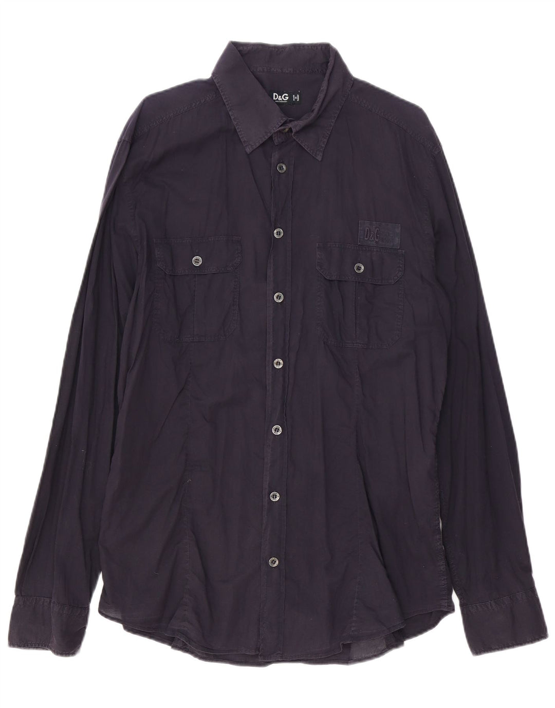 Camicia da uomo Dolce & Gabbana blu navy medio