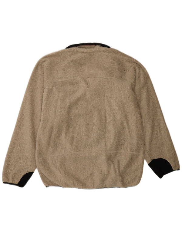 Giacca in pile da uomo Fila UK 44 2XL Poliestere beige