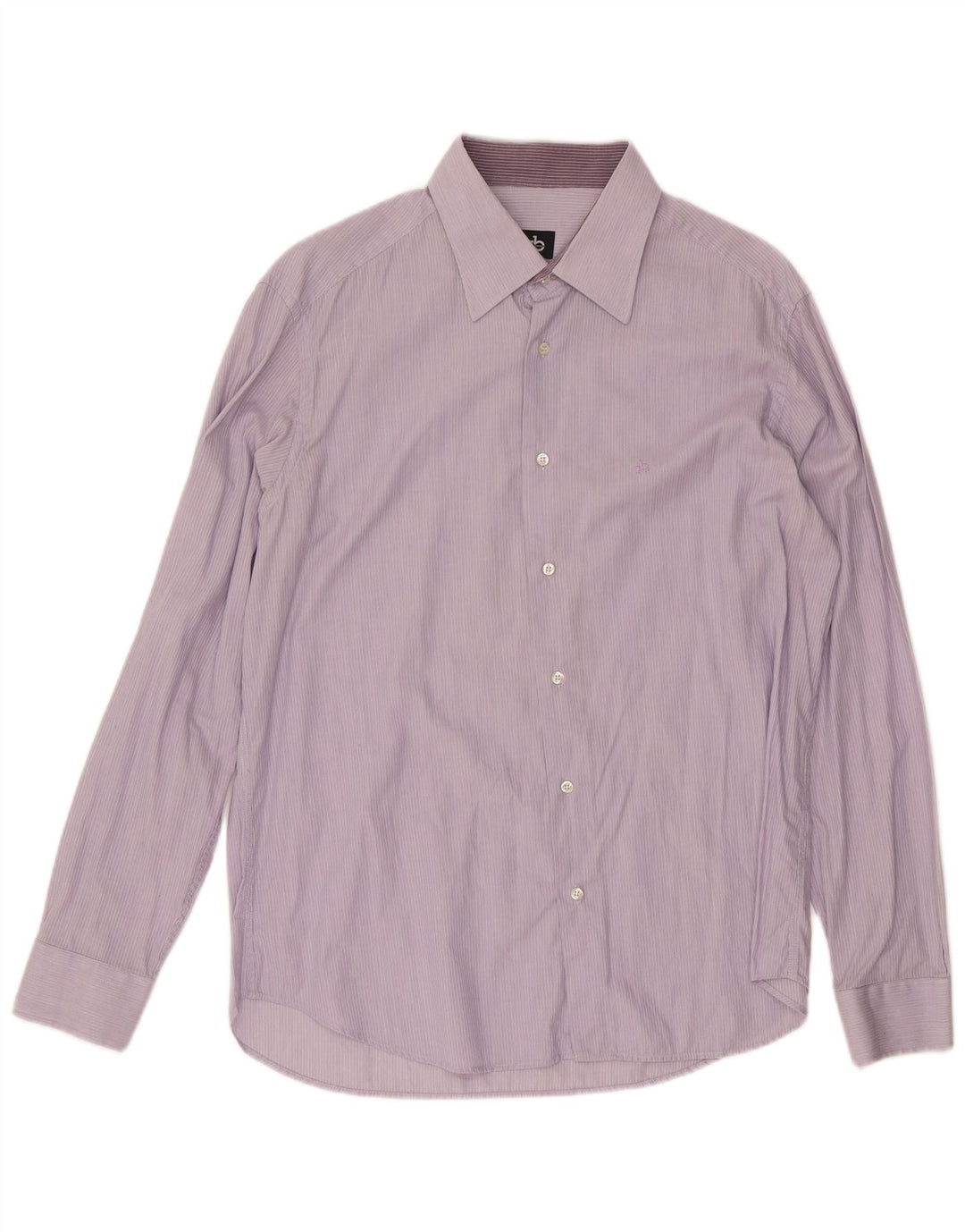 Camicia Uomo ROCCOBAROCCO Cotone Gessato Medio Viola