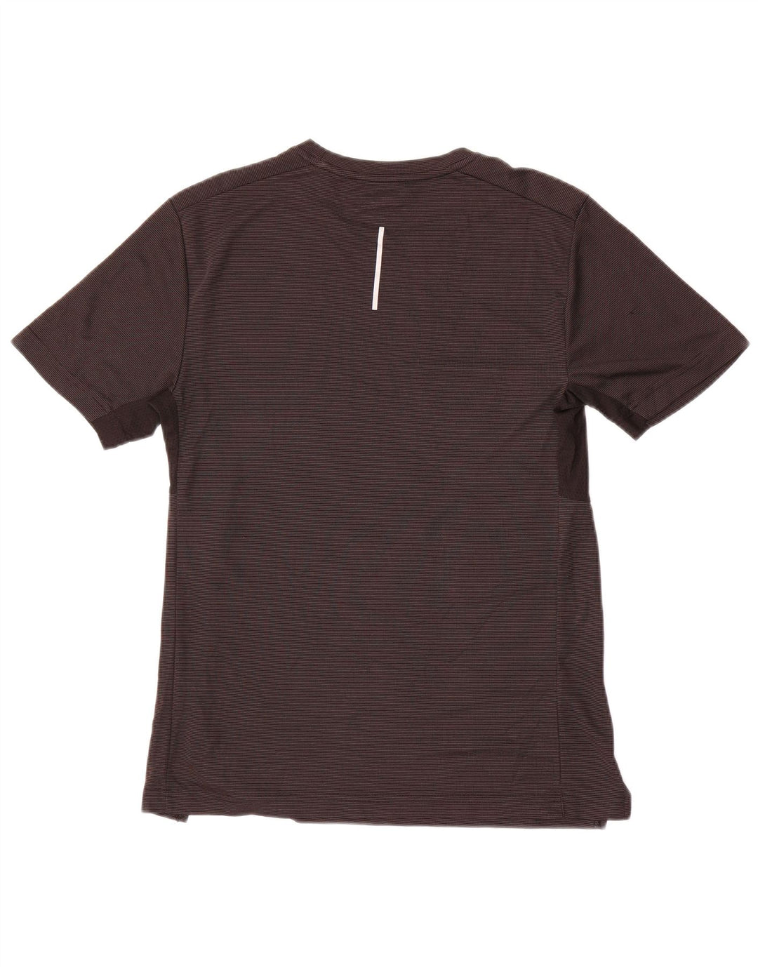 RUSSELL ATHLETIC Mens Dri-Power T-Shirt Top Small Grey Pinstripe