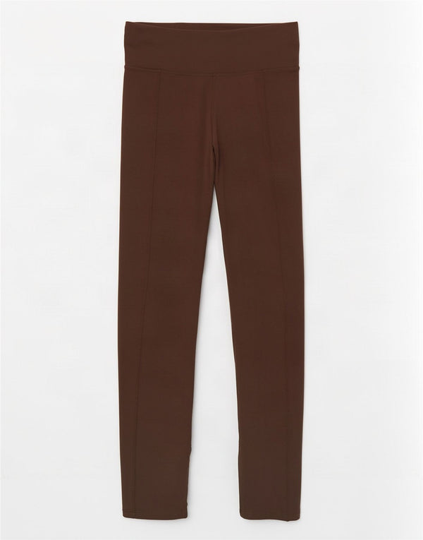 Leggings Nike Dri Fit da donna UK 12 poliestere marrone medio
