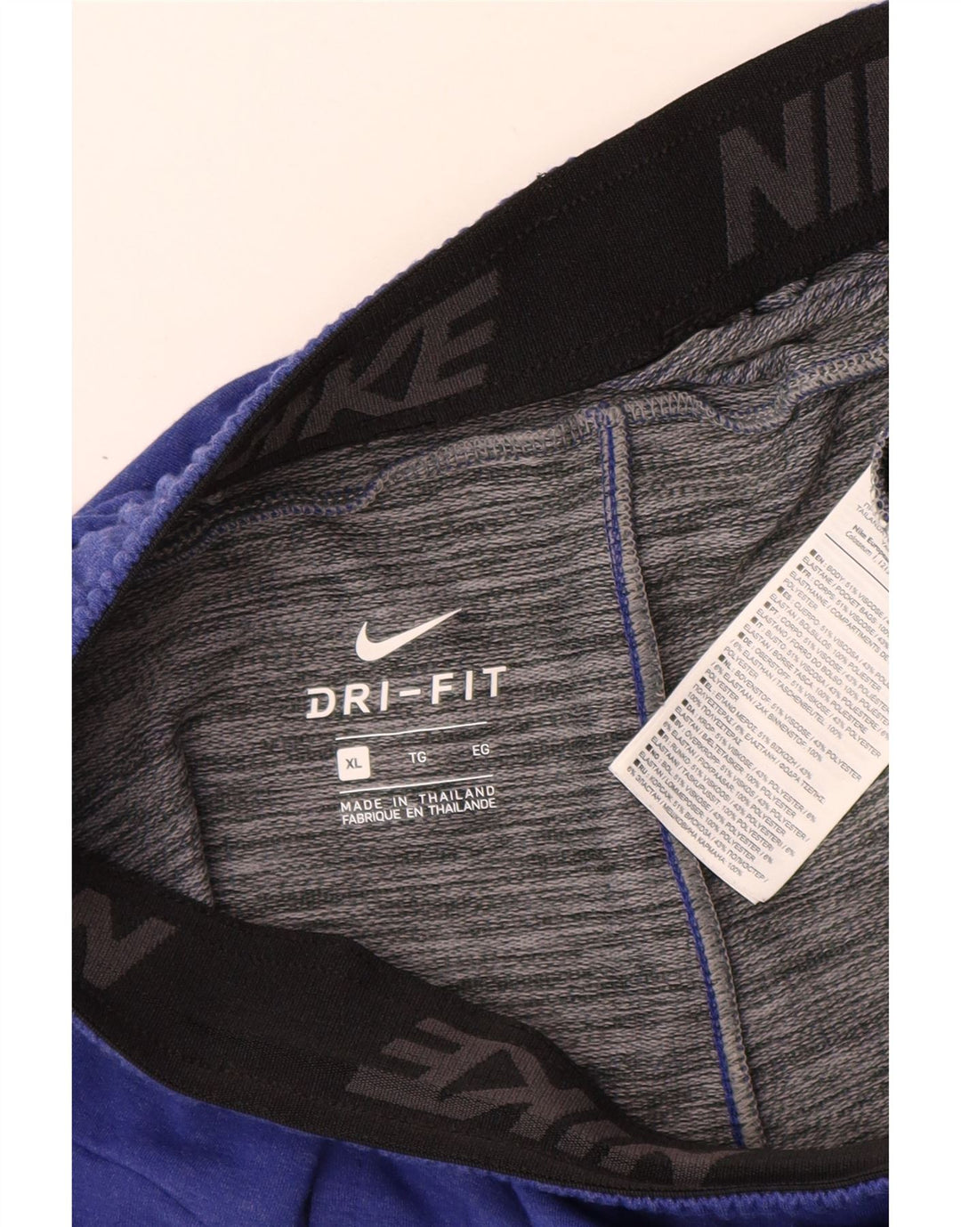 Pantaloncini sportivi Nike Dri Fit da uomo XL in viscosa blu