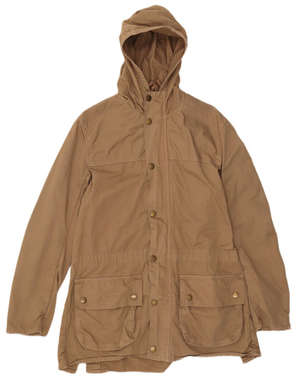 Giacca Parka con cappuccio da uomo Barbour UK 38 Cotone beige medio