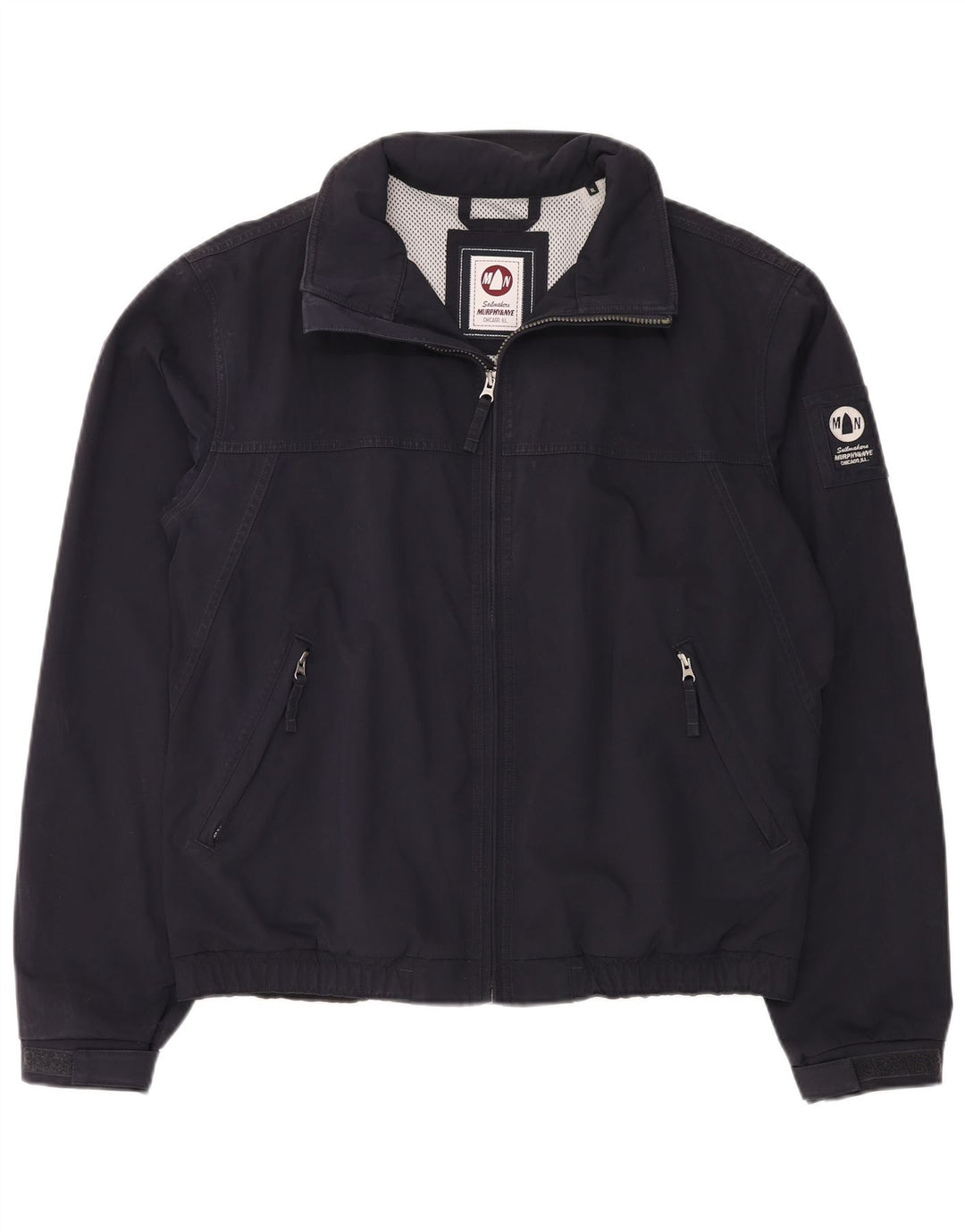 Giacca a vento da uomo Murphy & Nye Sailmakers UK 42 XL Blu navy