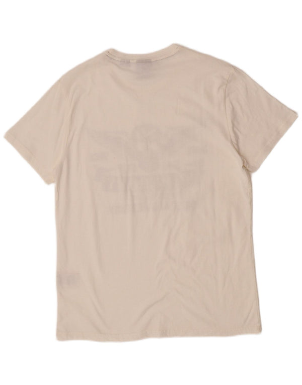 T-shirt grafica da uomo Superdry Top XL in cotone bianco