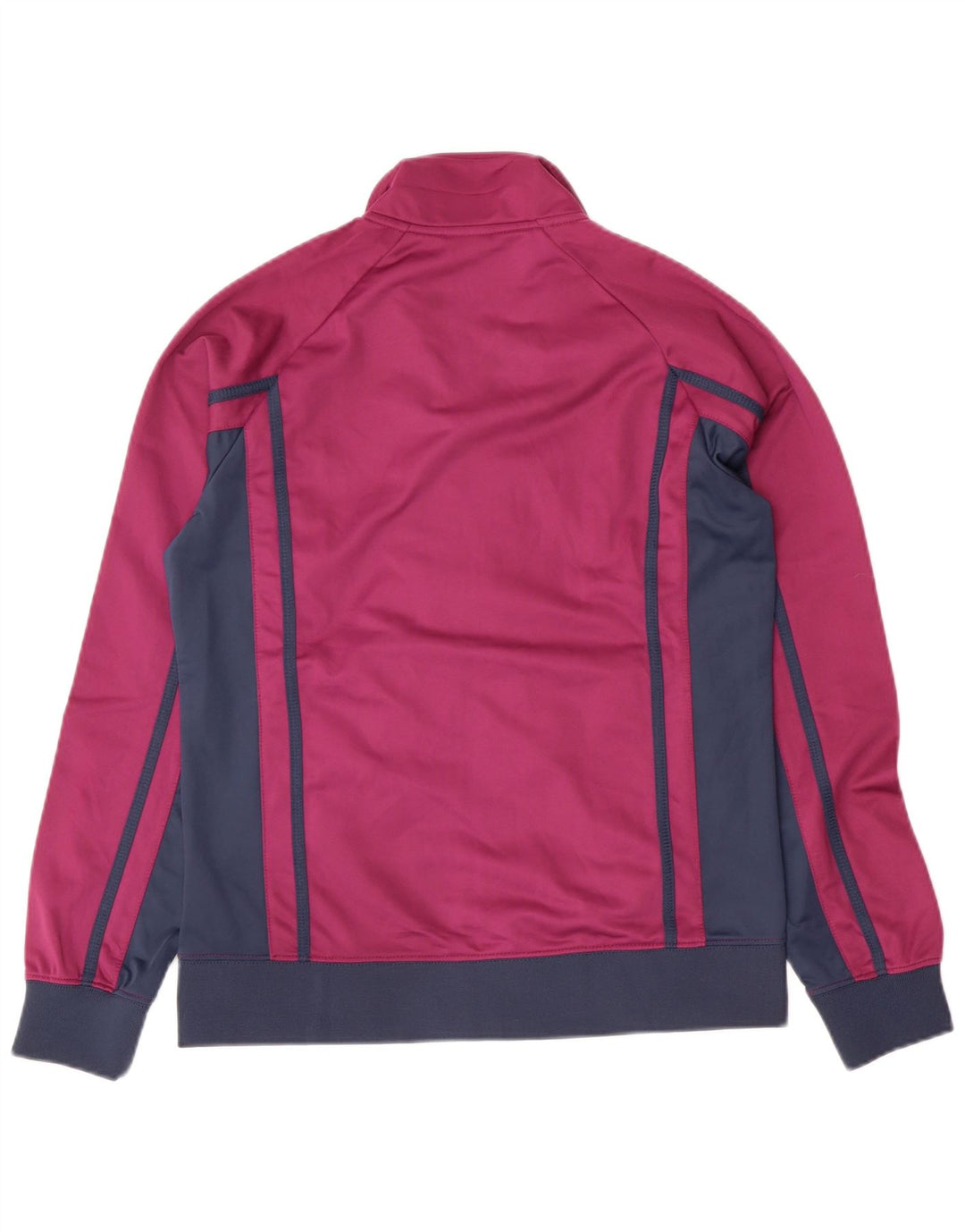 Giacca da tuta da donna ASICS UK 14 Large Viola Colourblock Poliestere