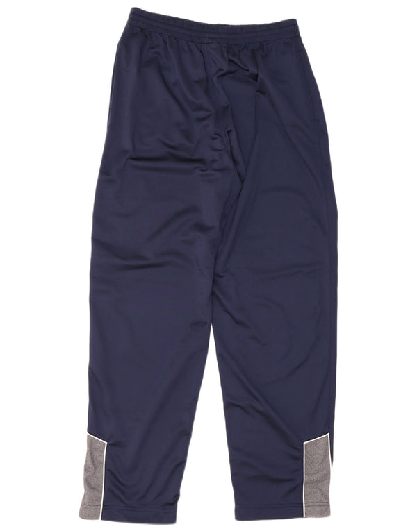 Pantaloni da tuta Reebok da uomo in poliestere color block medio blu navy