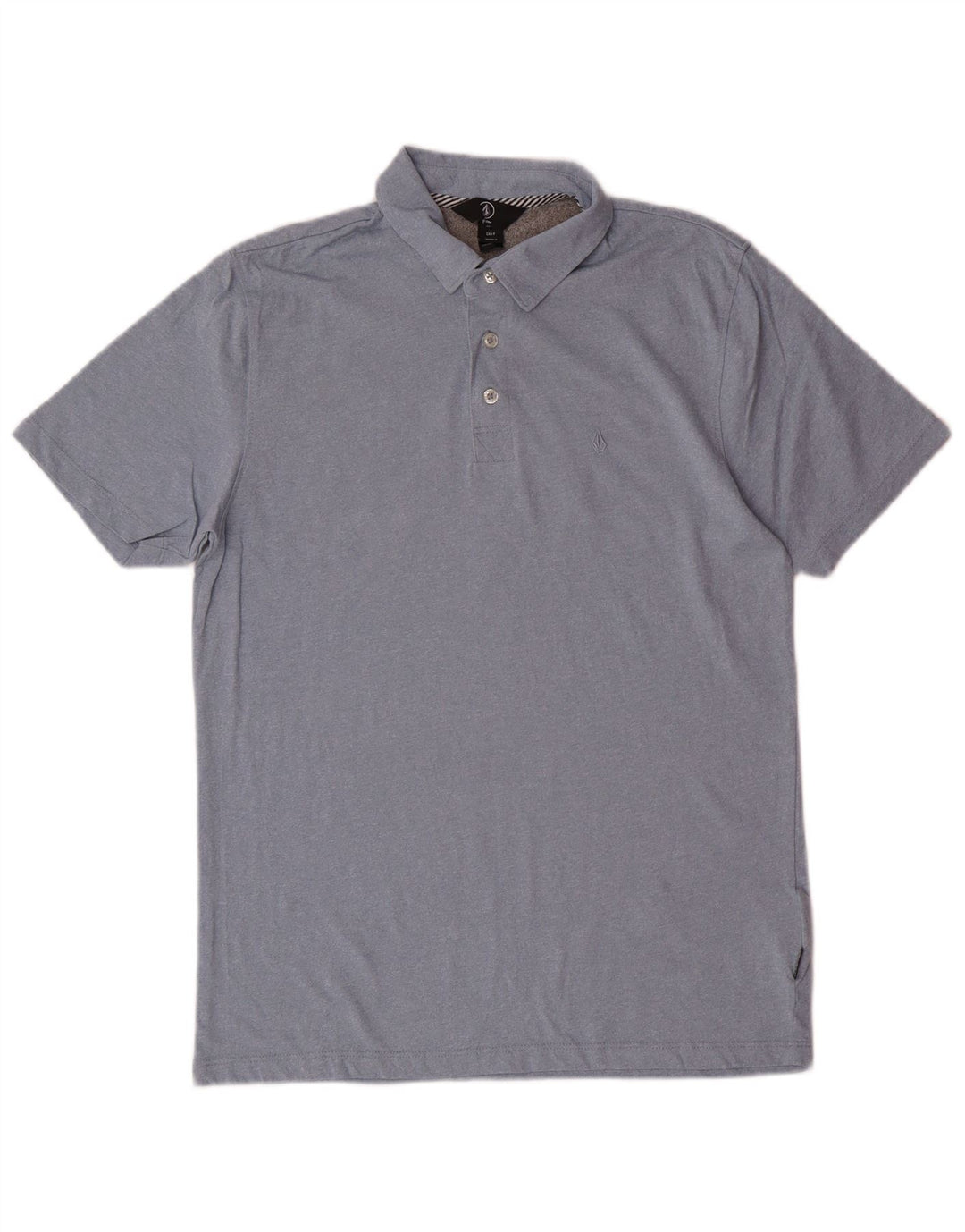Polo da uomo VOLCOM piccola in cotone blu