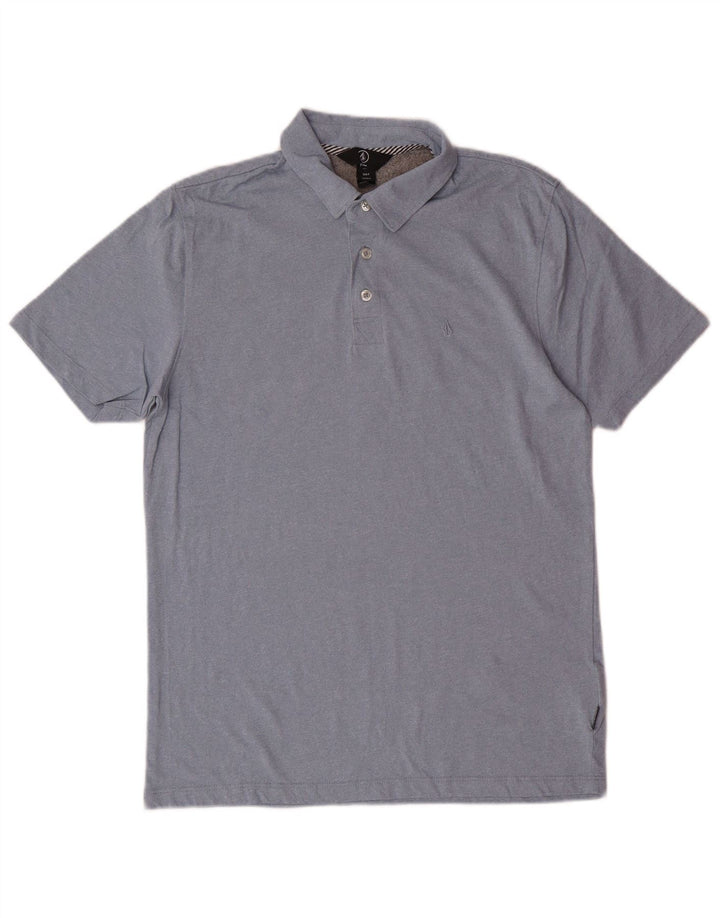 Polo da uomo VOLCOM piccola in cotone blu